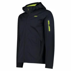 Herren Jacke aus Light Softshell mit abnehmbarer Kapuze