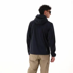 Herren Jacke aus Light Softshell mit abnehmbarer Kapuze