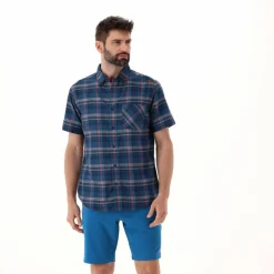 Herren Kurzarm-Hemd mit Karomuster