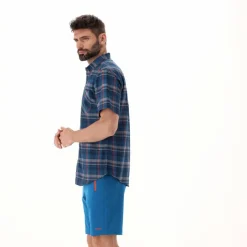 Herren Kurzarm-Hemd mit Karomuster