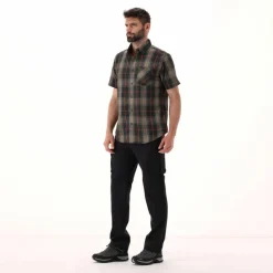 Herren Kurzarm-Hemd mit Karomuster