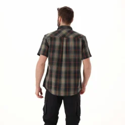 Herren Kurzarm-Hemd mit Karomuster