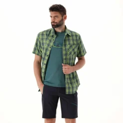 Herren Kurzarm-Hemd mit Karomuster