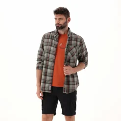 Herren Langarm-Hemd mit Karomuster