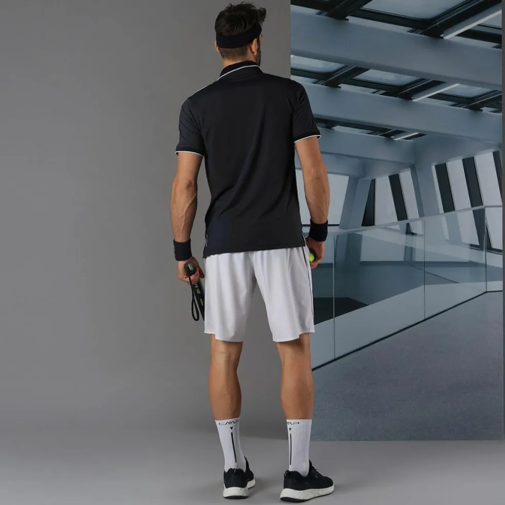 Herren Polohemd aus stretch polyester und Modal