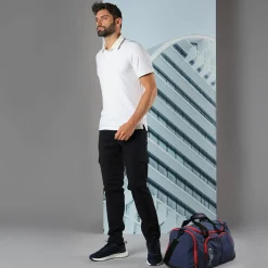 Herren Polohemd aus stretch polyester und Modal