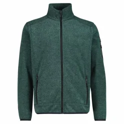 Herren schweres Fleecejacke Knit-Tech Meliert