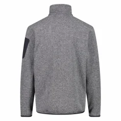 Herren schweres Fleecejacke Knit-Tech Meliert