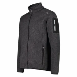 Herren schweres Fleecejacke Knit-Tech Meliert