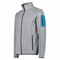 Herren schweres Fleecejacke Knit-Tech Meliert