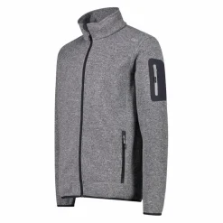 Herren schweres Fleecejacke Knit-Tech Meliert