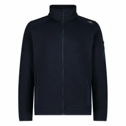 Herren schweres Fleecejacke Knit-Tech Meliert