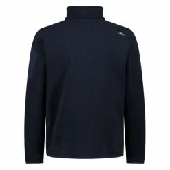 Herren schweres Fleecejacke Knit-Tech Meliert