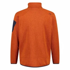 Herren schweres Fleecejacke Knit-Tech Meliert