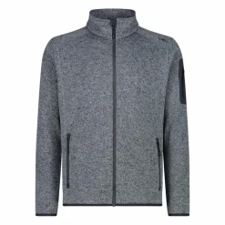 Herren schweres Fleecejacke Knit-Tech Meliert