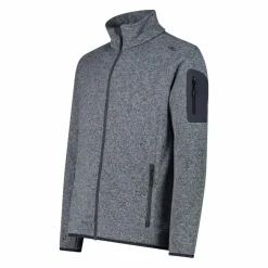 Herren schweres Fleecejacke Knit-Tech Meliert