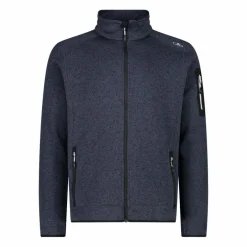 Herren schweres Fleecejacke Knit-Tech Meliert