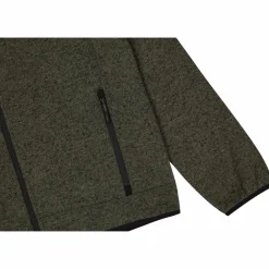 Herren schweres Fleecejacke Knit-Tech Meliert