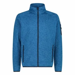 Herren schweres Fleecejacke Knit-Tech Meliert