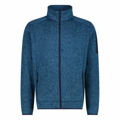 Herren schweres Fleecejacke Knit-Tech Meliert