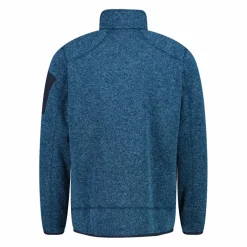 Herren schweres Fleecejacke Knit-Tech Meliert