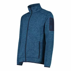 Herren schweres Fleecejacke Knit-Tech Meliert