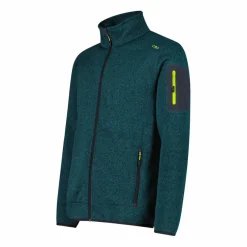 Herren schweres Fleecejacke Knit-Tech Meliert