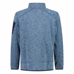 Herren schweres Fleecejacke Knit-Tech Meliert