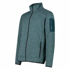 Herren schweres Fleecejacke Knit-Tech Meliert