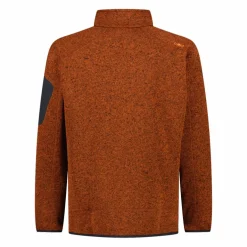 Herren schweres Fleecejacke Knit-Tech Meliert