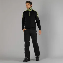 Herren stretch Skihose einfarbig