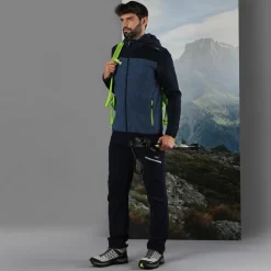 Herren 4-Wege-Stretch-Wanderhose mit Zip-Off-Funktion