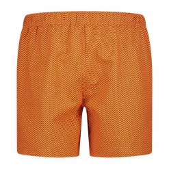 Herren-Badeshorts mit geometrischem Muster