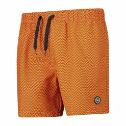 Herren-Badeshorts mit geometrischem Muster