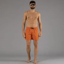 Herren-Badeshorts mit geometrischem Muster