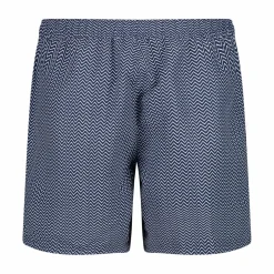 Herren-Badeshorts mit geometrischem Muster