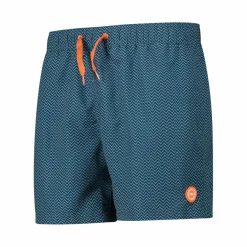 Herren-Badeshorts mit geometrischem Muster