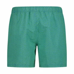 Herren-Badeshorts mit geometrischem Muster