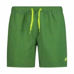 Herren-Badeshorts mit geometrischem Muster