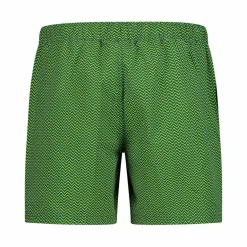 Herren-Badeshorts mit geometrischem Muster