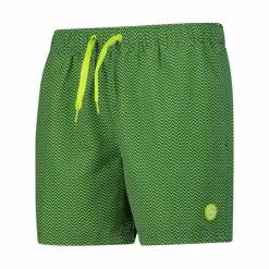 Herren-Badeshorts mit geometrischem Muster