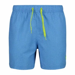 Herren-Badeshorts mit geometrischem Muster