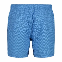 Herren-Badeshorts mit geometrischem Muster