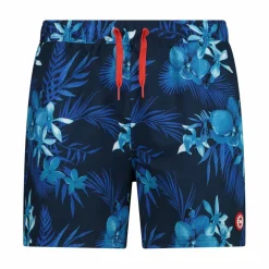 Herren-Boxer-Badeanzug mit tropische Fantasie