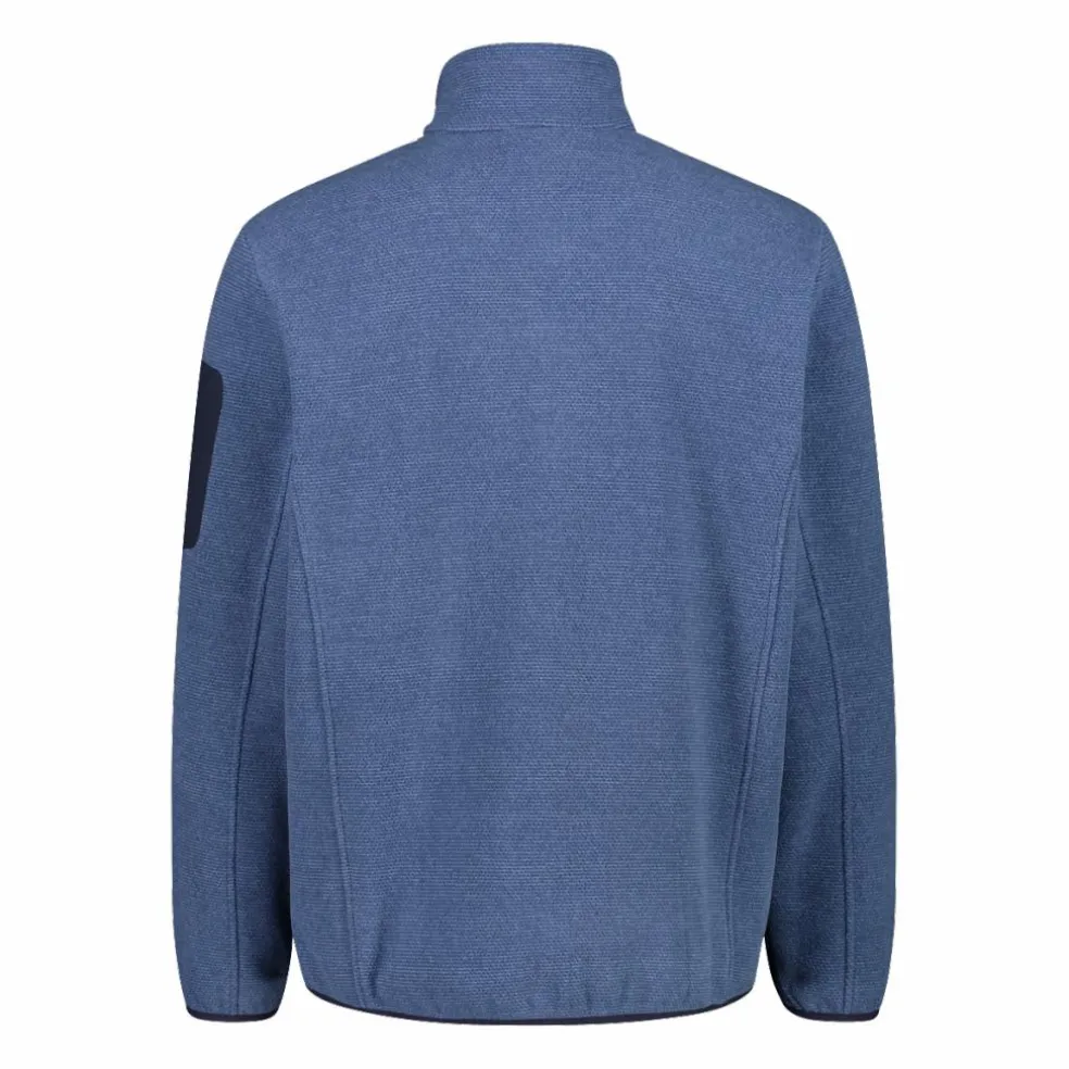 Herren-Fleece Jacquard-Knit-Tech mit Rautenmuster