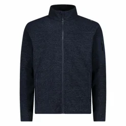 Herren-Fleece Jacquard-Knit-Tech mit Rautenmuster