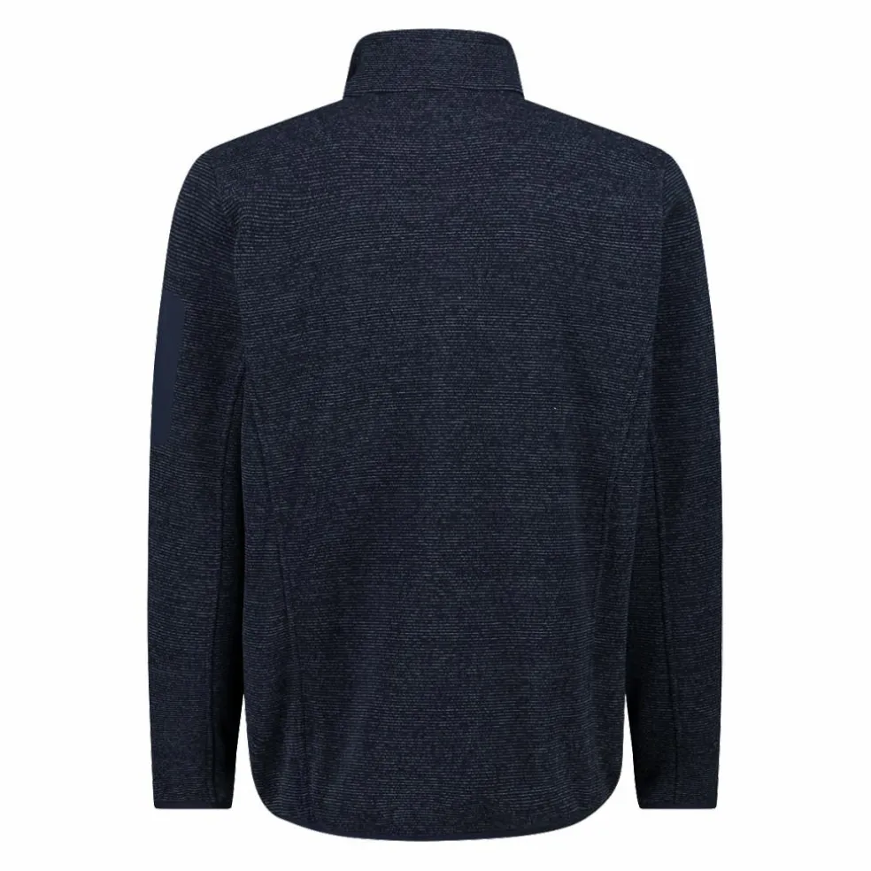 Herren-Fleece Jacquard-Knit-Tech mit Rautenmuster