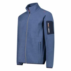 Herren-Fleece Jacquard-Knit-Tech mit Rautenmuster