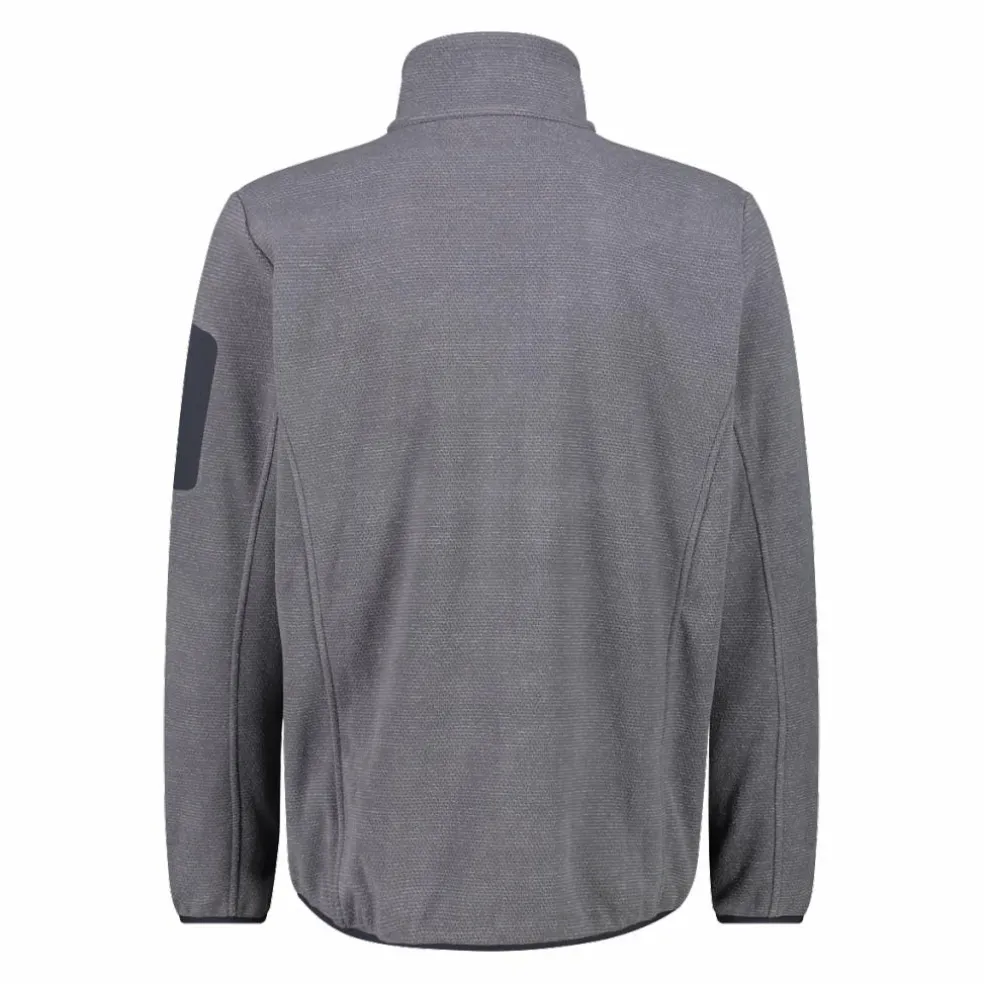 Herren-Fleece Jacquard-Knit-Tech mit Rautenmuster