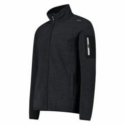 Herren-Fleece Jacquard-Knit-Tech mit Rautenmuster